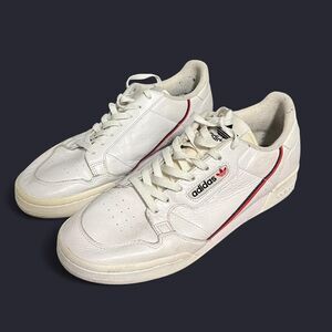 Adidas Continental 80 trainers “white navy scarlet”. Mens size 12.